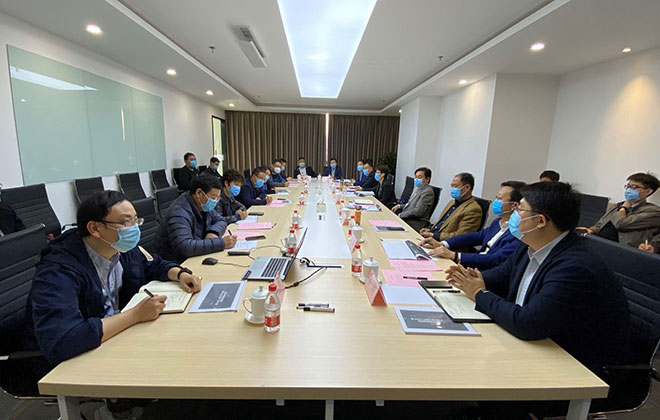 济南高新区管委会主任王宏志一行考察wepoker官网版